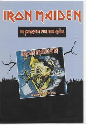 CARTE POSTALE FRENCH POSTCARD 4X6 D IRON MAIDEN COMICS 