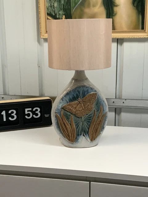 Stunning Vintage 1970s Large Bernard Rooke Butterfly Lamp Signed Stunning Vintage 1970s Large Bernard Rooke Butterfly Lamp Signed