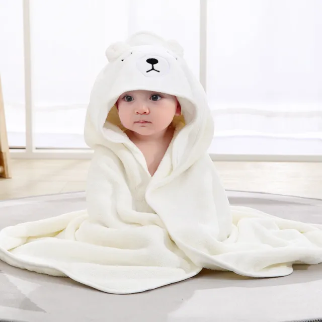 Cotton Fleece Newborn Wrap Blanket Towels Bath Towel Swaddle Wrap Soft Warm New/