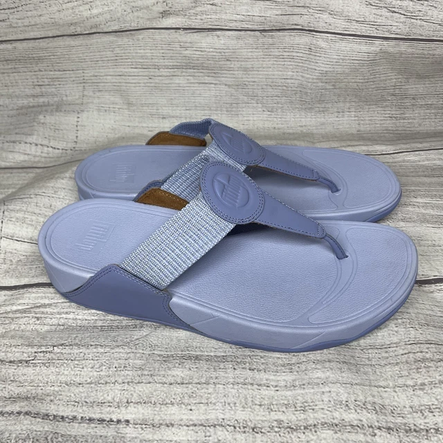 Women’s 11 FitFlop Walkstar Art Wild Lavender Leather Sandals