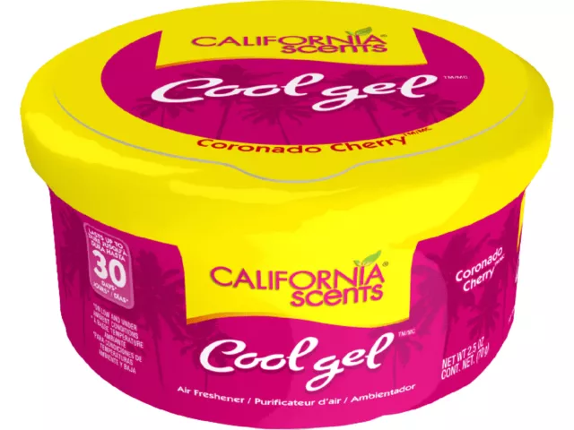 California Scents Cool Gel Coronado Cherry Scent - The Best Car Air Freshener