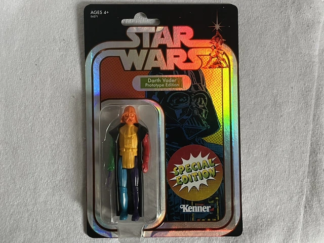 STAR WARS RETRO SDCC 2019 Darth Vader Prototype Figure MOC Orange