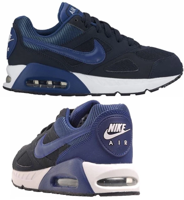 Nike Air Max Ivo Juniors Trainers Kids Sports Shoes Sneakers Navy/Blue