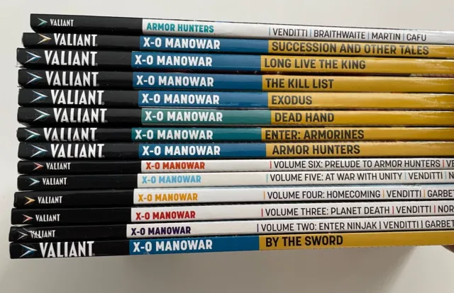 X-O Manowar Robert Venditti complete collection TPB vols 1-13 + Armor Hunters