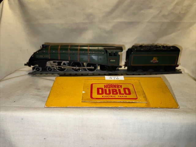 Hornby Dublo 3 Rail EDL11 Matt Silver King A4 60016 Loco & Tender VG Serviced