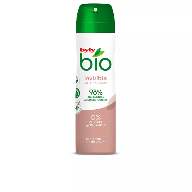 Hygiène Byly unisex BIO NATURAL 0% INVISIBLE deo spray 75 ml