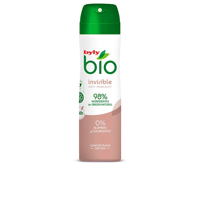 Hygiène Byly unisex BIO NATURAL 0% INVISIBLE deo spray 75 ml