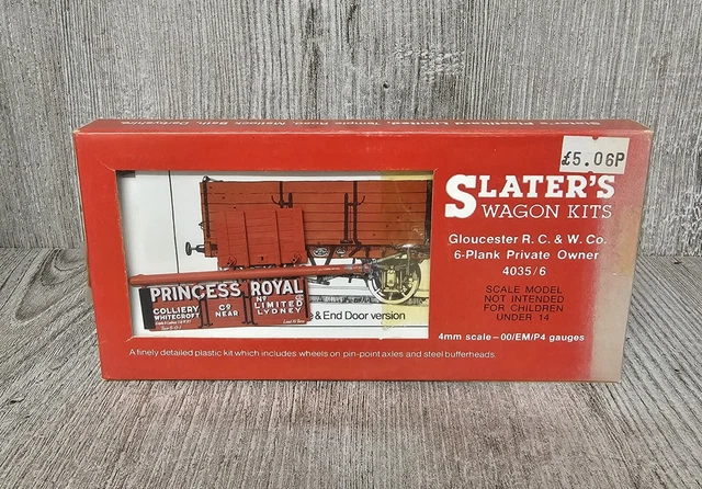 Slaters Wagon Kits Princess Royal 4Mm Scale 00/Em/P4 Gauges