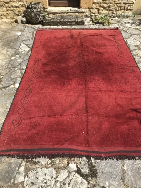 Tapis berbère ancien  authentiqte  2m 95