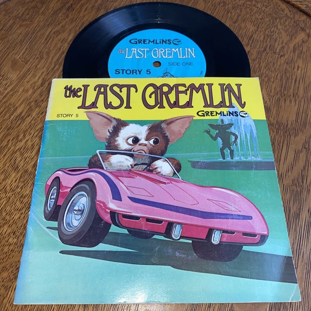 VINTAGE GREMLINS THE Last Gremlin Story 5 Book & 7" 33 1/3 RPM Record