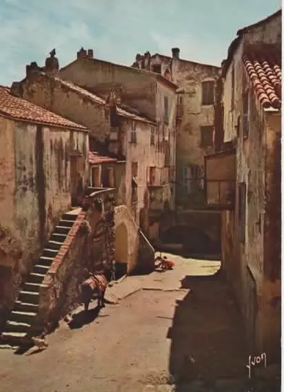 Carte postale CALVI (20) Vieilles maisons dans la basse ville