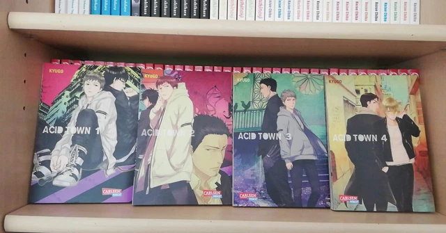 MANGA ACID TOWN Band 1-4 von Kyugo, gebraucht, Carlsen Manga, RAR EUR