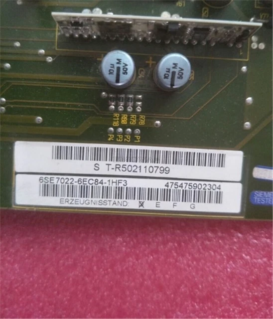 Carte électronique Siemens 6SE7024-7TD84-1HF3 - Pour Variateur, Occasion, Testée Opérationnelle