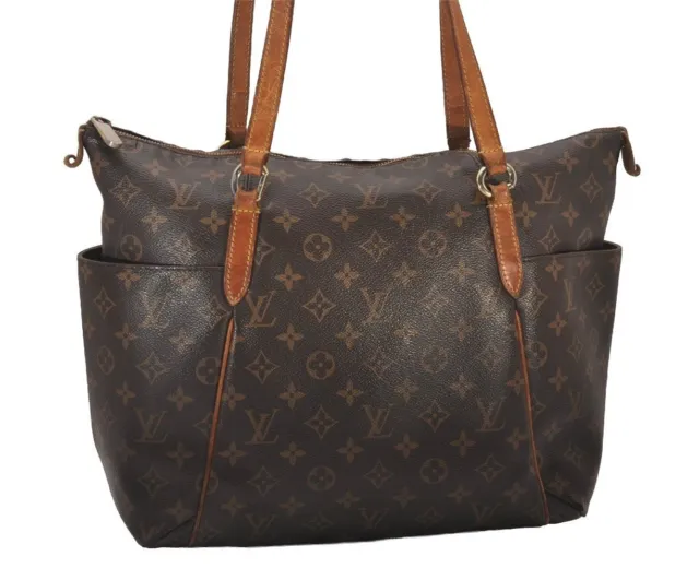 Authentic Louis Vuitton Monogram Totally MM Shoulder Tote Bag M41015 LV 4771I
