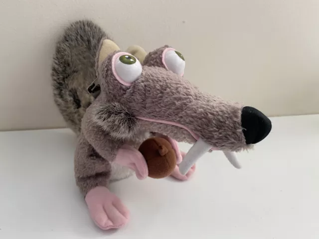 Vintage Ice Age Scrat with Acorn ~ Plush Soft Toy 2002