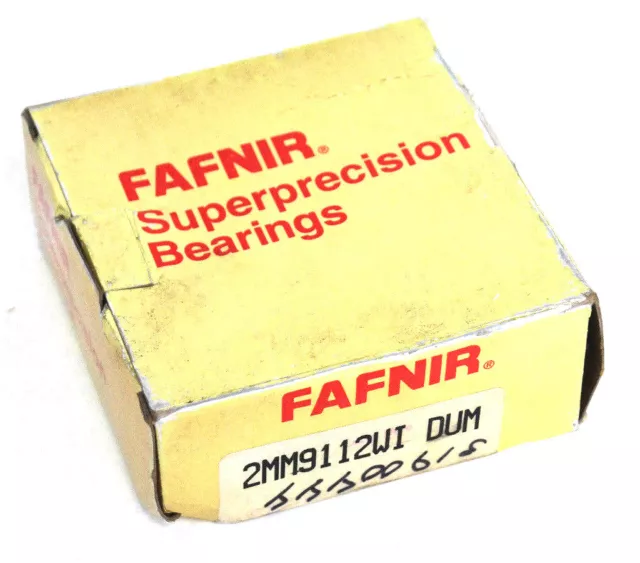 Nib Fafnir 2Mm9112Wi-Dum Super Precision Ball Bearing Duplex Pair 2Mm9112Widum 2