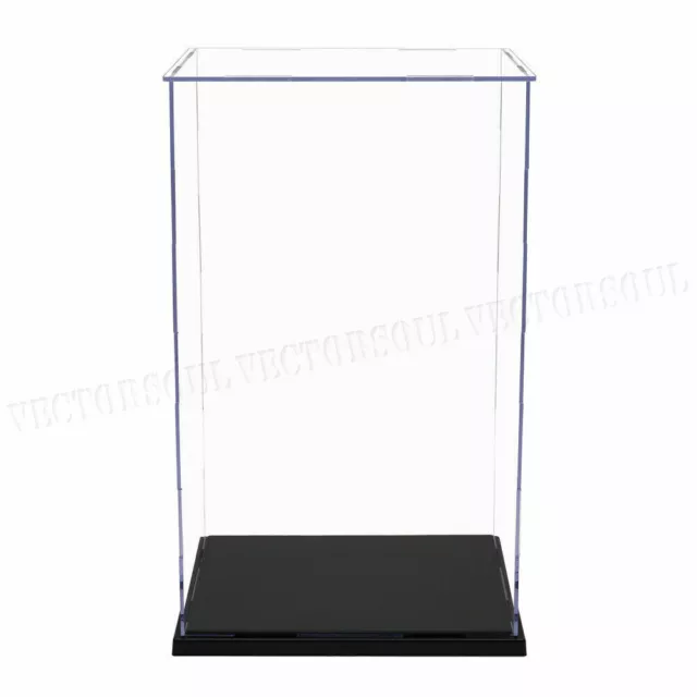 AU Acrylic Plastic Display Case Perspex Box 31cm H Self-Install Dustproof Figure 3