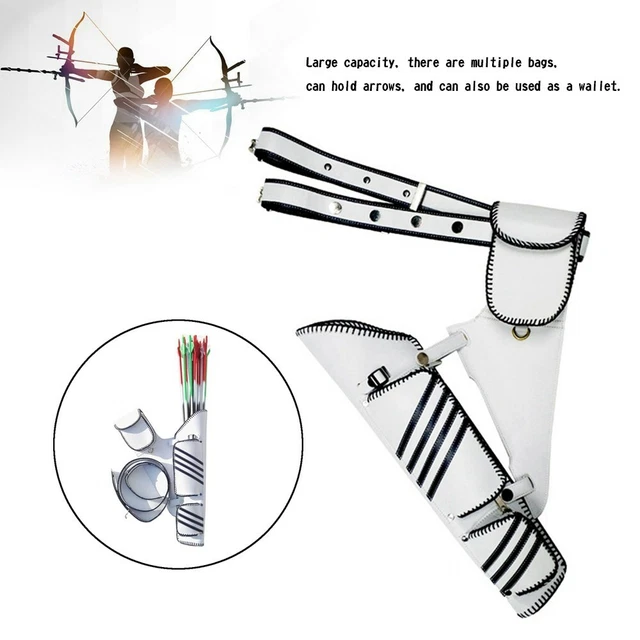 Archery Arrow Quiver Holder Bag Pouch Belt Adjustable Bow Hunting