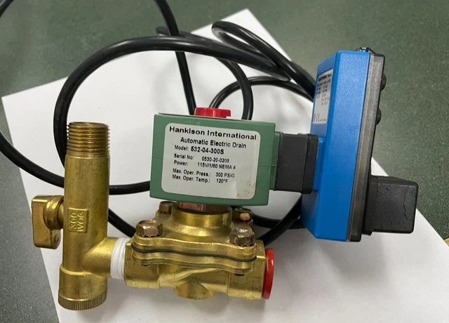 Hankison 532-04-300S Automatic Electric Timed Drain
