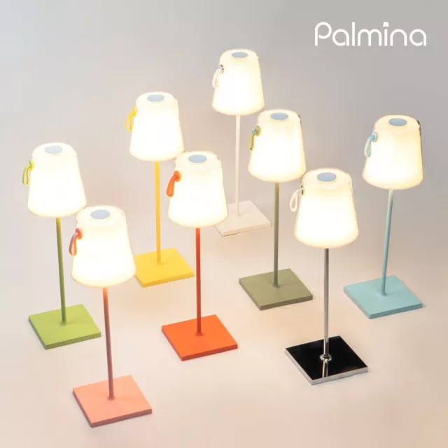 Palmina Lampada da Tavolo Ricaricabile con Luci RGB