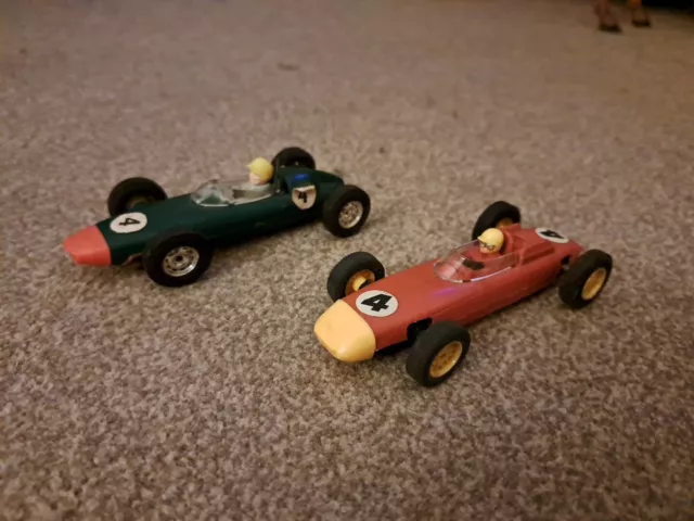 Job Lot of Two Formula junior Scalextric racing cars