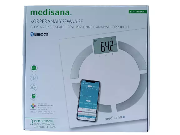 Medisana BS 444 Connect Körperanalysewaage Personenwaage Waage bis 180 kg App