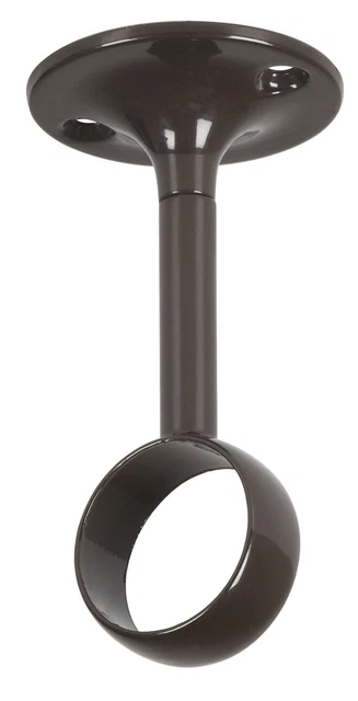 Umbra 244939-213 Espresso Metal Ceiling Mount Bracket 1 in. for Drapery Rod