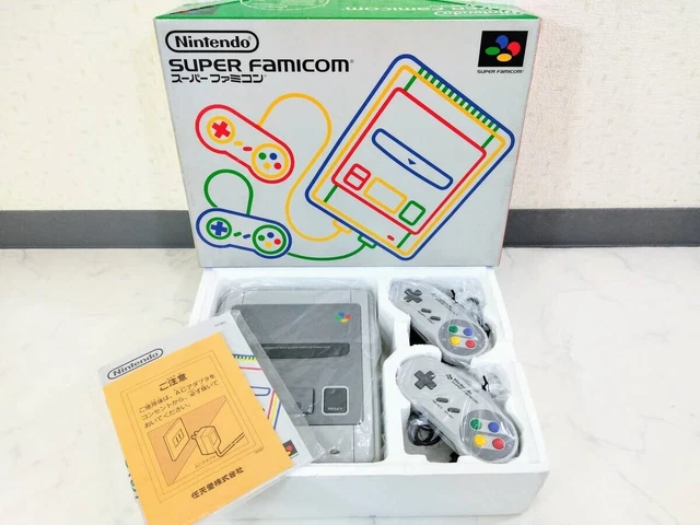 NINTENDO SUPER FAMICOM SNES SFC SHVC-001 Console Region Japan New ...