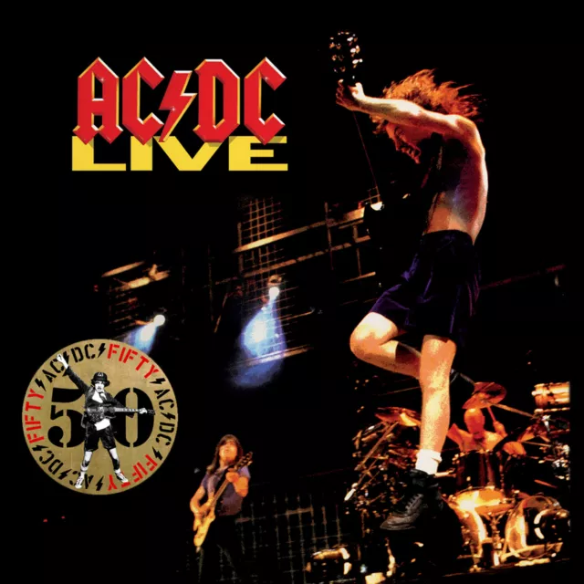 AC/DC Live (50th Anniversary Gold Vinyl) (Vinyl) 12" Album Coloured Vinyl