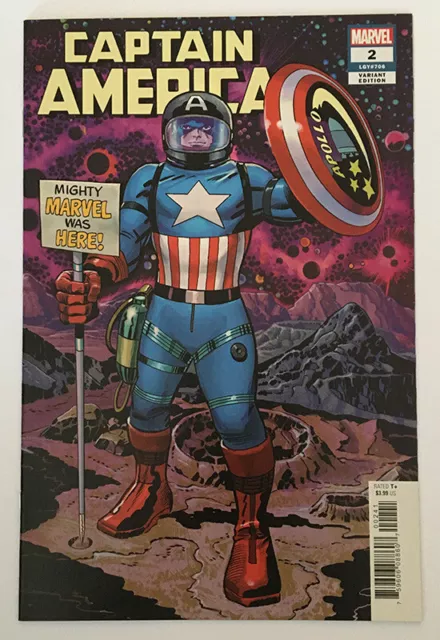 Marvel Captain America 2018 #2 Kirby variant cover unread NM