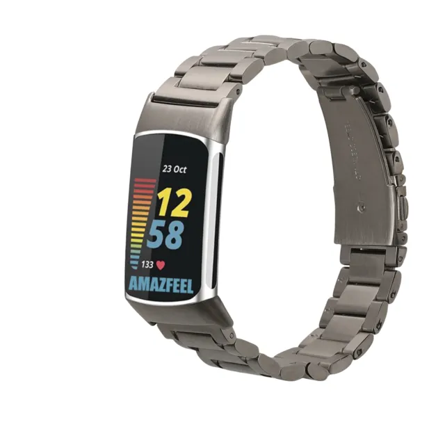 Edelstahl Uhrenarmband für Fitbit Charge 6 Charge 5 Armband fitnesstracker