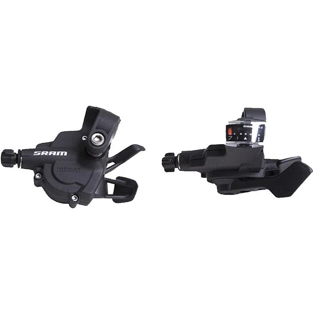 Jeu De Manettes SRAM XO/X7 2x10 Vitesses Pour VTT - Dérailleurs Avant/arrière - Occasion (pignon Fissuré)