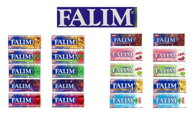FALIM SUGARLESS CHEWING Gum All Taste Mixture (5x20)100 Pieces $22.30 -  PicClick AU