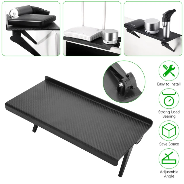TV COMPUTER SCREEN Caddy Top Shelf Desktop Stand Adjustable Storage