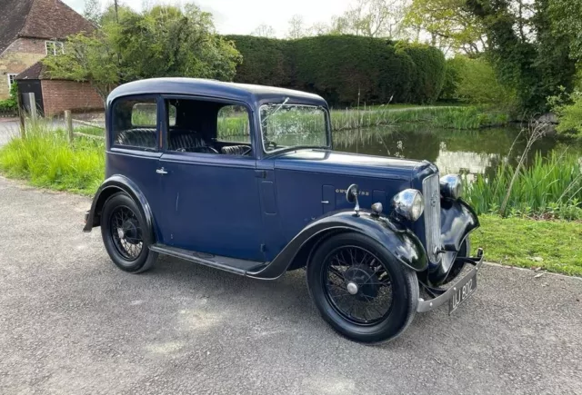 Austin 7 Ruby - 1936 - original deep blue leather interior & just 3 owners!