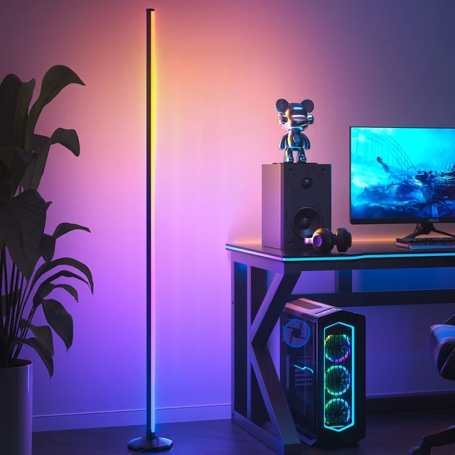 Removable Easy Install Corner Light 2400 Lumen Smart LED Corner Floor ...