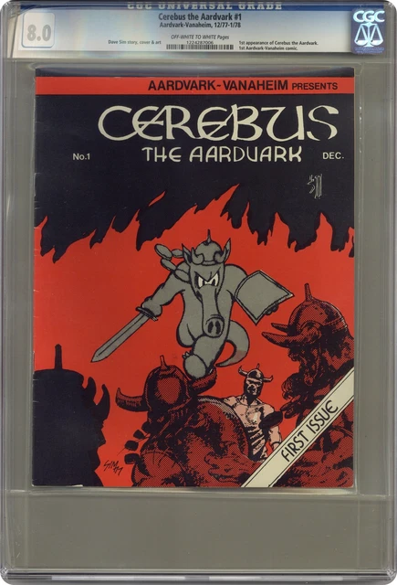 Cerebus #1 CGC 8.0 1977 1224287006 1st app. Cerebus