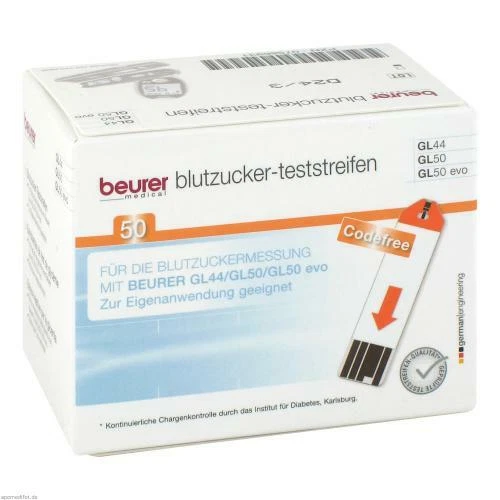 BEURER GL44/GL50 Teststreifen 50 St