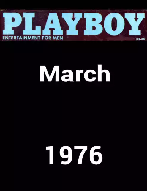 Playboy March 1976 Emmanuelle Sylvia Kristel Bruce Springsteen VG