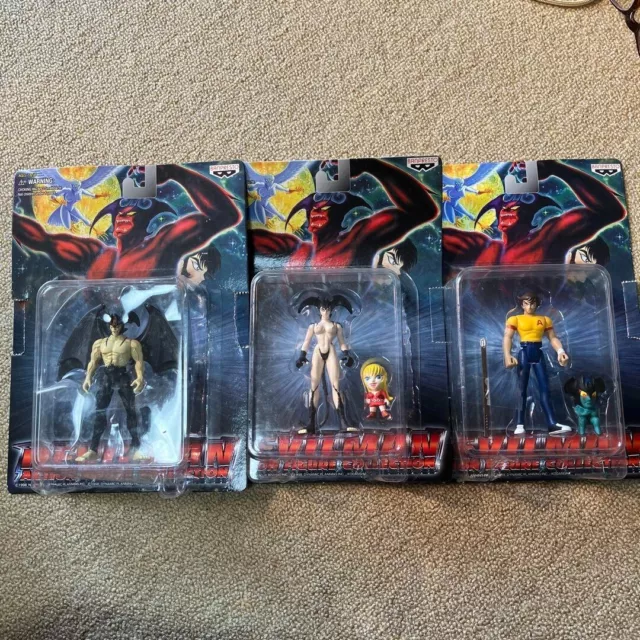 Devilman action figure collection set of 3 Banpresto Fudo akira Devilman Lady