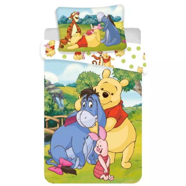 KINDER* BETTWÄSCHE* DISNEY Winnie the Pooh *NEU* 100x135cm+40x60cm