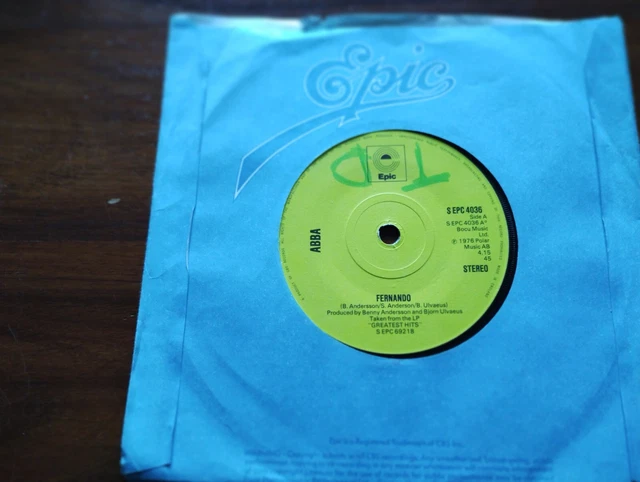 ABBA     7" Vinyl, 45, Single  Fernando  1976