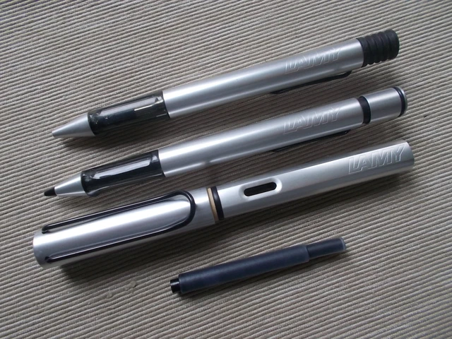 Vintage -3teilig- LAMY Al star - Patronenfüller, Kugelschreiber, Druckbleistift