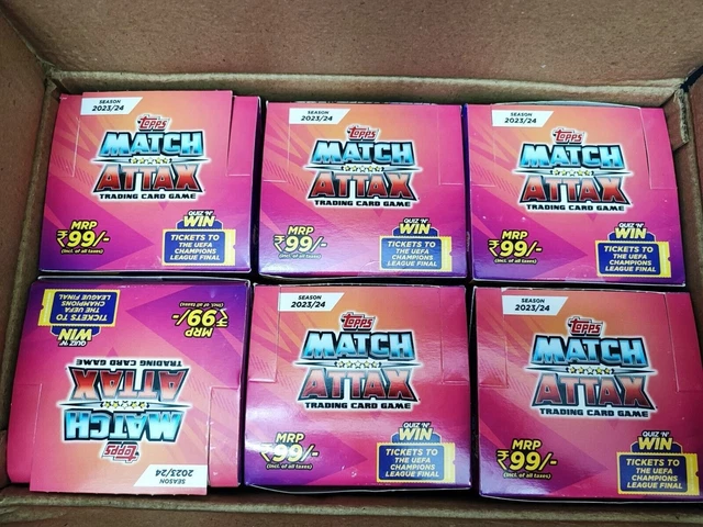 Topps MATCH ATTAX 23/24 MULTIPACK, 21 CARTES X 72 PACKS CARTON SCELLÉ 1512...