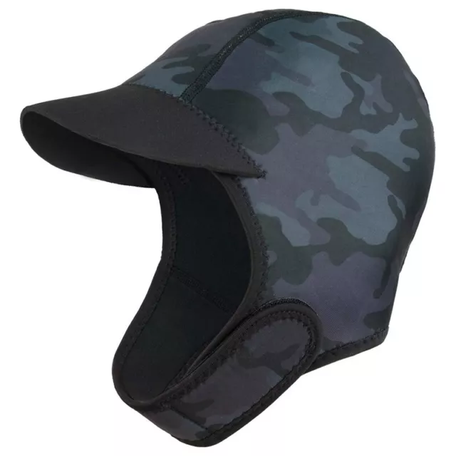 2MM Neoprene Surf Beanie Swim  with Chin Strap Adjustable -Drying Diving 9977