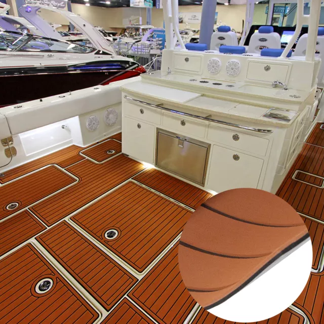 Boot Teak Marine EVA Deck synthetisches Anti- Rutsch Teak Boot Yacht Decking DE!