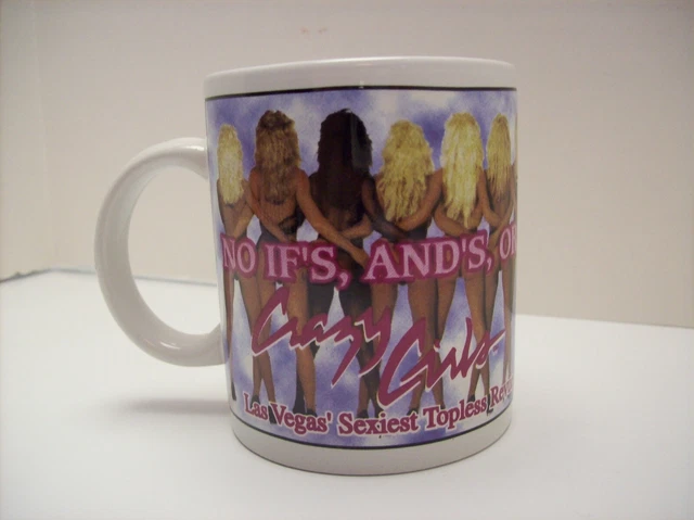 Vintage Riviera Hotel & Casino Las Vegas "Crazy Girls" Topless Show Coffee Mug
