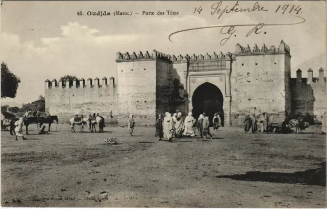 CPA AK MAROC OUDJDA Porte des Tetes (31107)