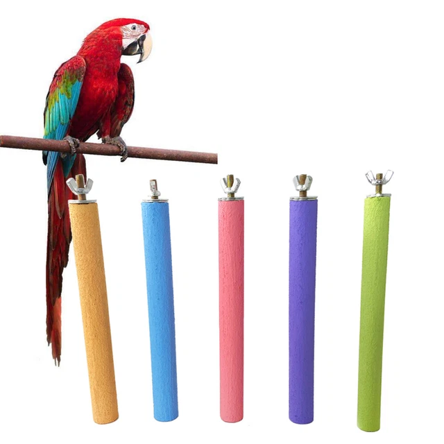 5 stücke Papagei Vogel Sandähnliche Stick Rod Klaue Schleifstangen Stehen Kauen