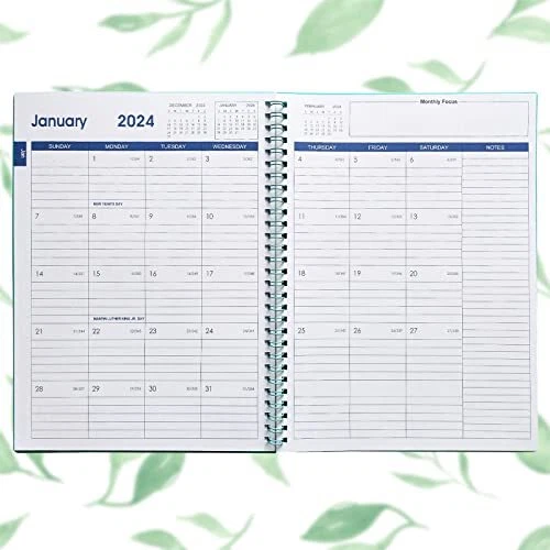 CHENEYBOO 2024 CALENDAR Planner January 2024June 2025 Green 2024 20